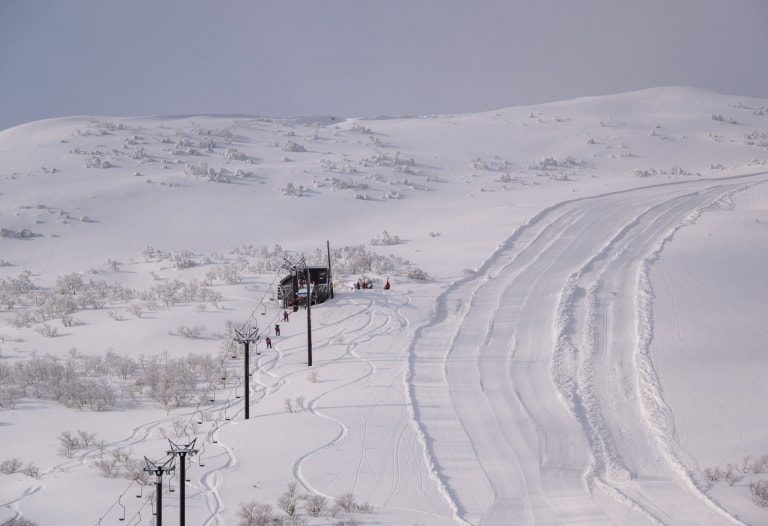 Click to enlarge Niseko after a top up on December 22.