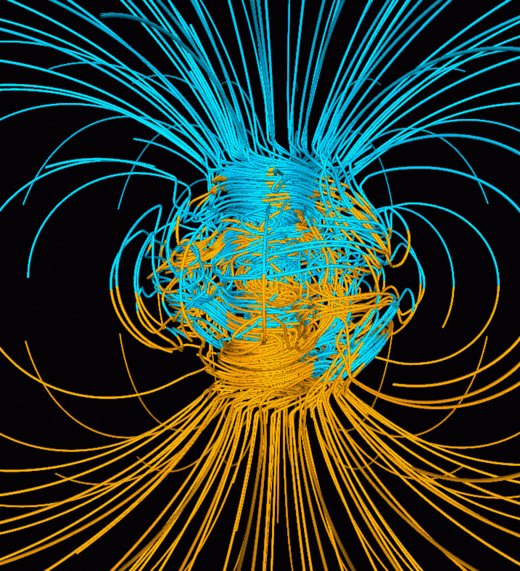 Click to enlarge Earth's field