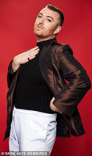 Click to enlarge The pop singer Sam Smith, who had previously come out as gay and ‘genderqueer’ announced he was now ‘non-binary’