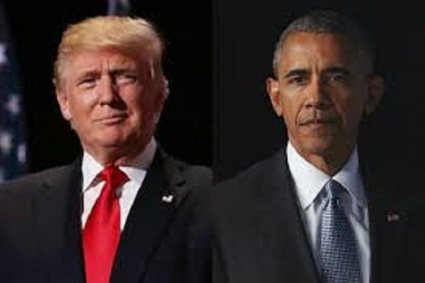 Trump and Obama