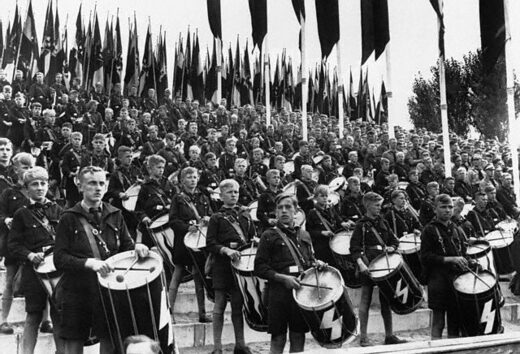 Click to enlarge Fascism represented force