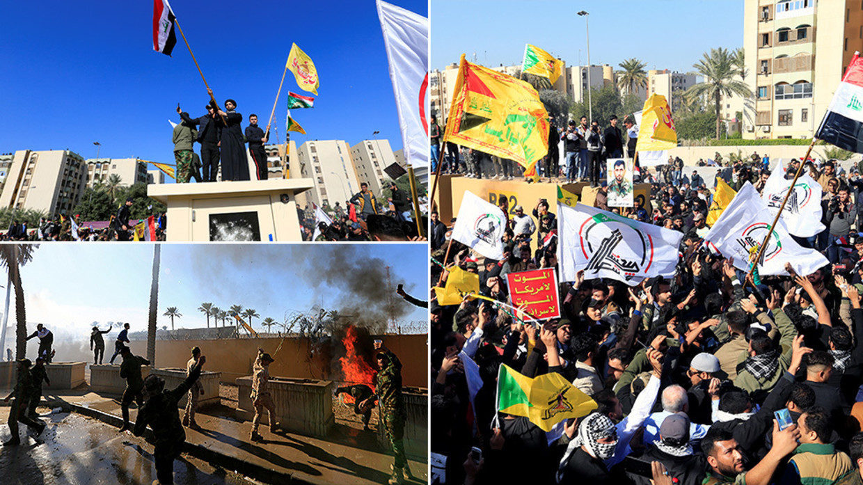 baghdad embassy protests