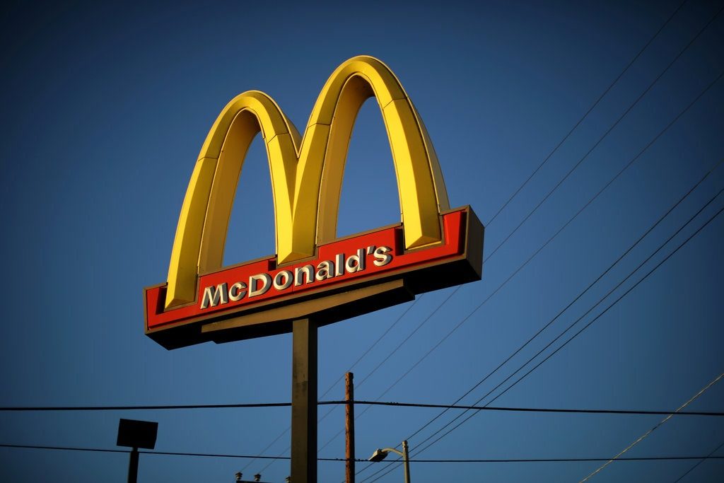 Click to enlarge McDonald's sign