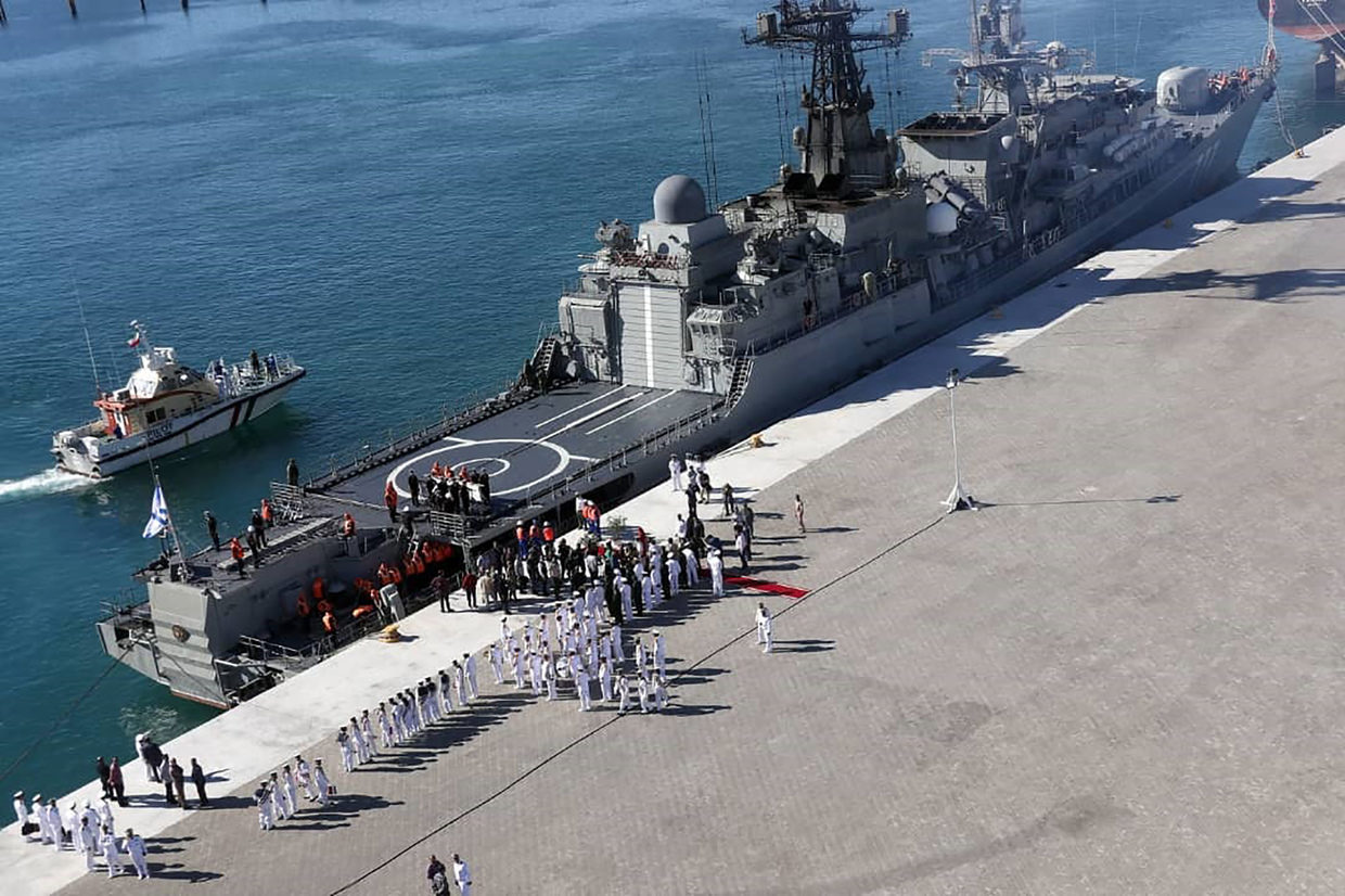Click to enlarge russian navy drills iran