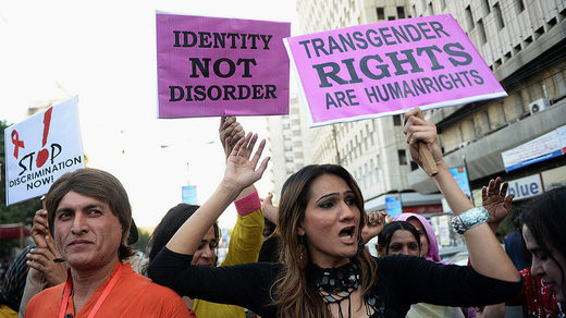 Pakistani transgenders rally