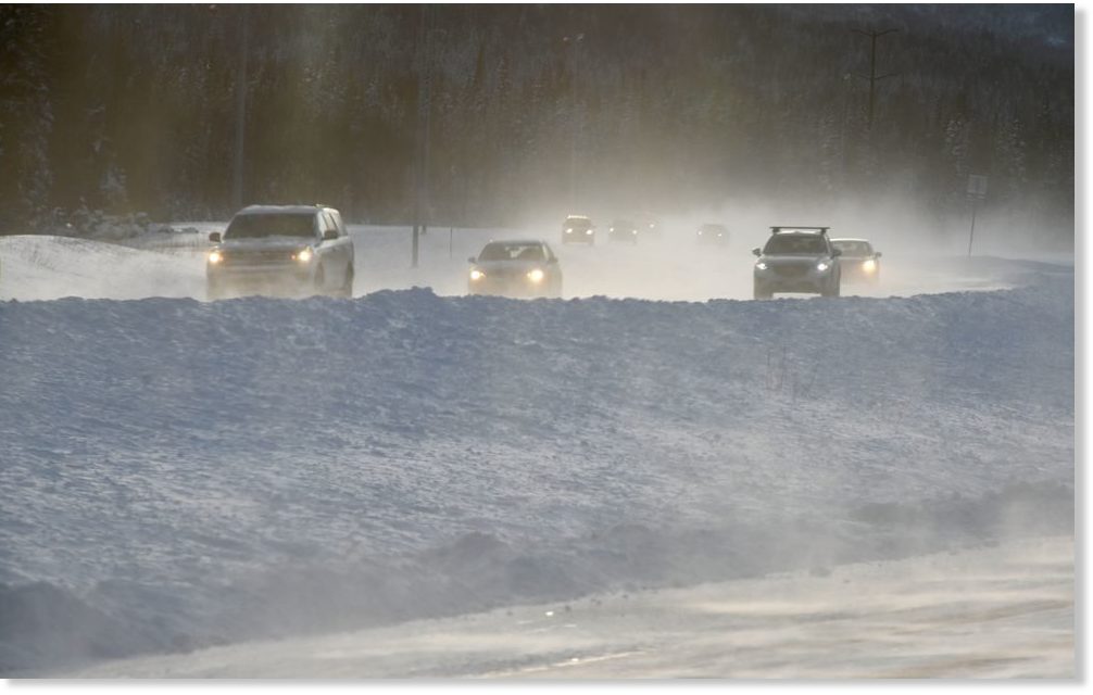 Anchorage, Alaska breaks snow record for New Year's Day following the