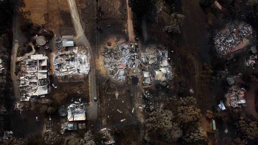 Click to enlarge black saturday bushfires Australia 2009
