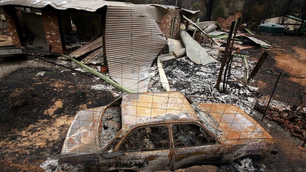 Click to enlarge black saturday australia bushfires 2009