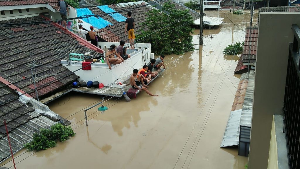 Thousands have been displaced after massive flooding in Jakarta, Indonesia, 01 January 2020.