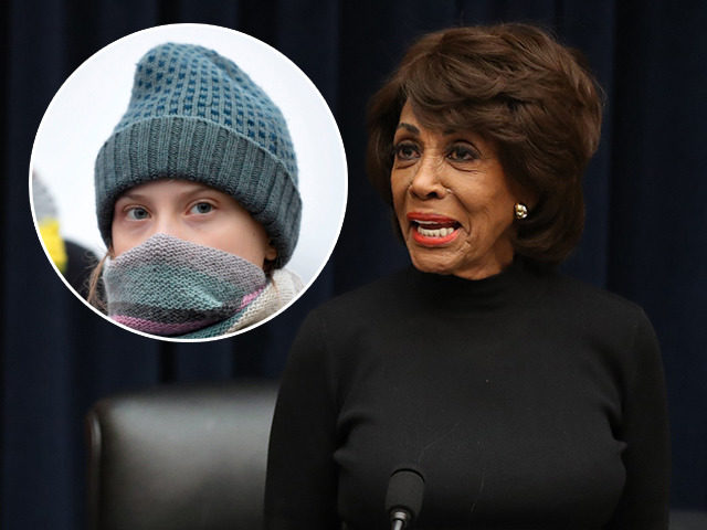 Click to enlarge thunberg maxine waters