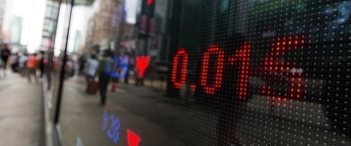 stocks down