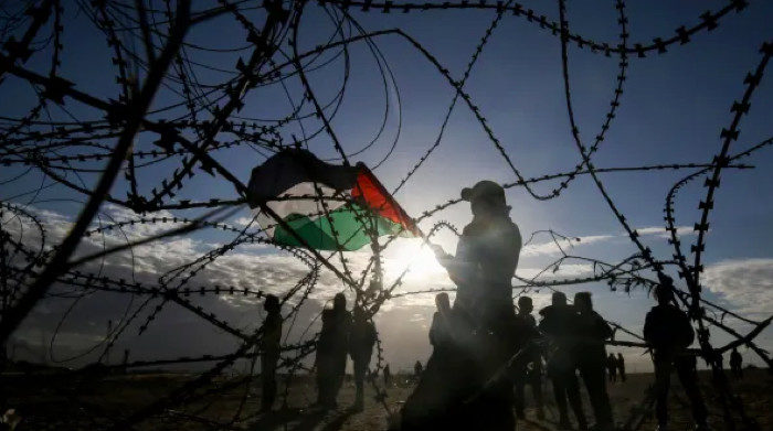 Click to enlarge Palestinian barbed wire