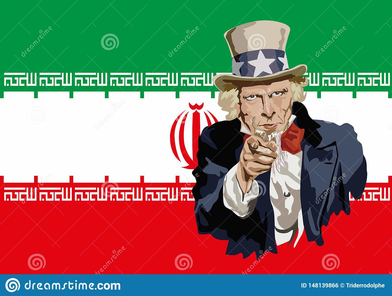 Uncle Sam + Iran