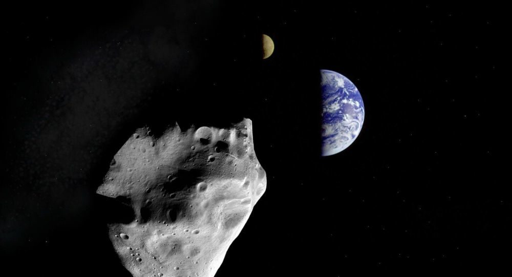 Click to enlarge Asteroid approaching Earth