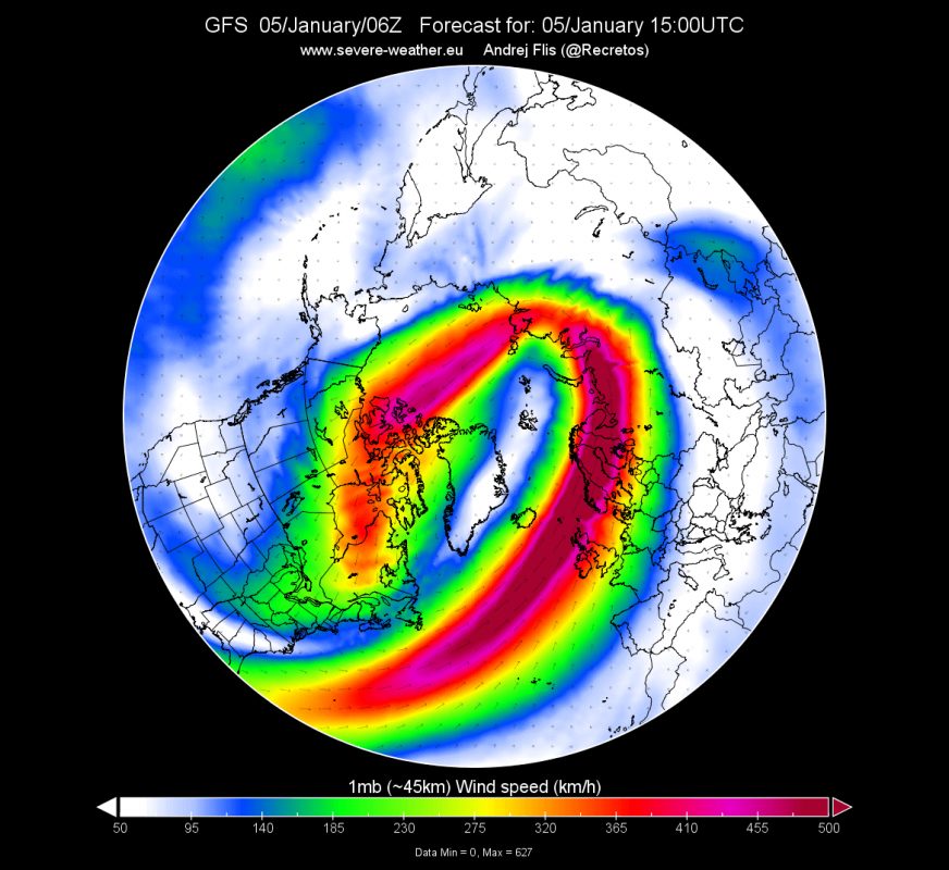 Click to enlarge iceland stratosphere cold
