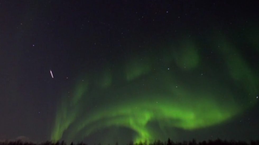 Northern lights Murmansk Russia