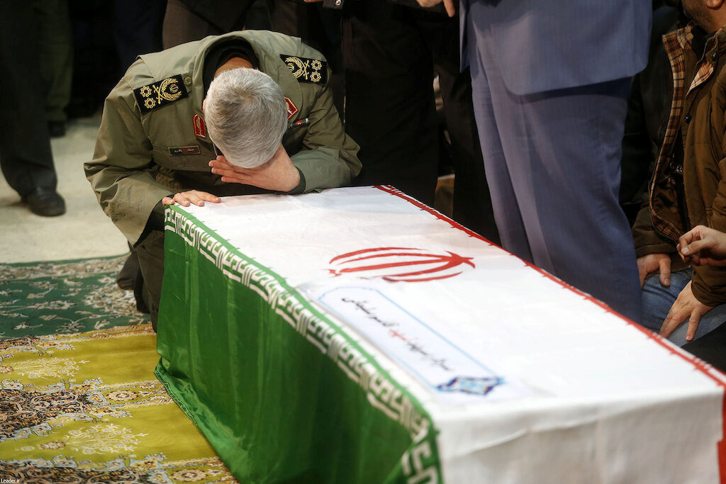 Click to enlarge Esmail Qaani Soleimani funeral