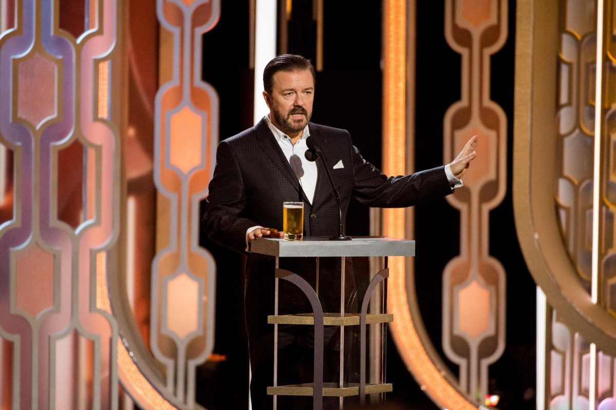 Click to enlarge Ricky Gervaise golden globes