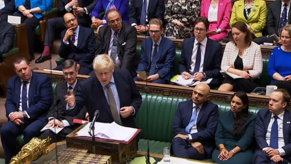 Click to enlarge boris johnson house commons