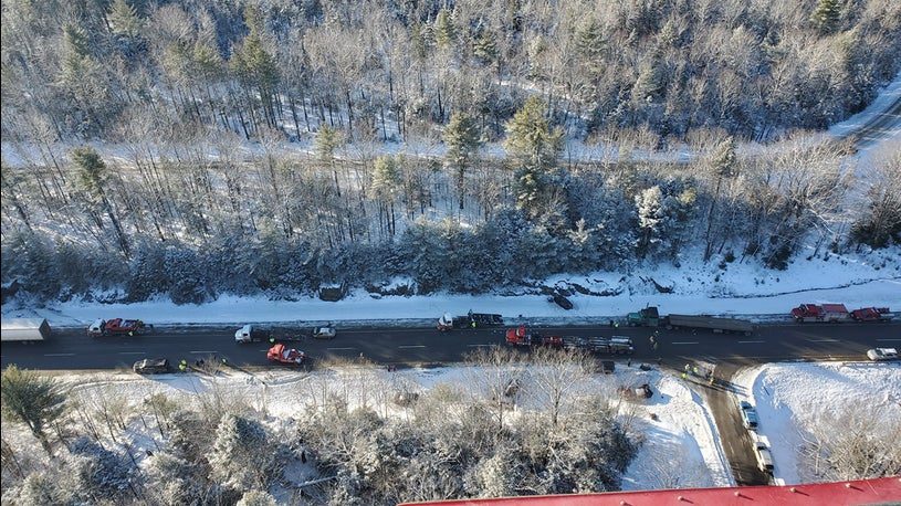 Click to enlarge car accident storm maine january 2020