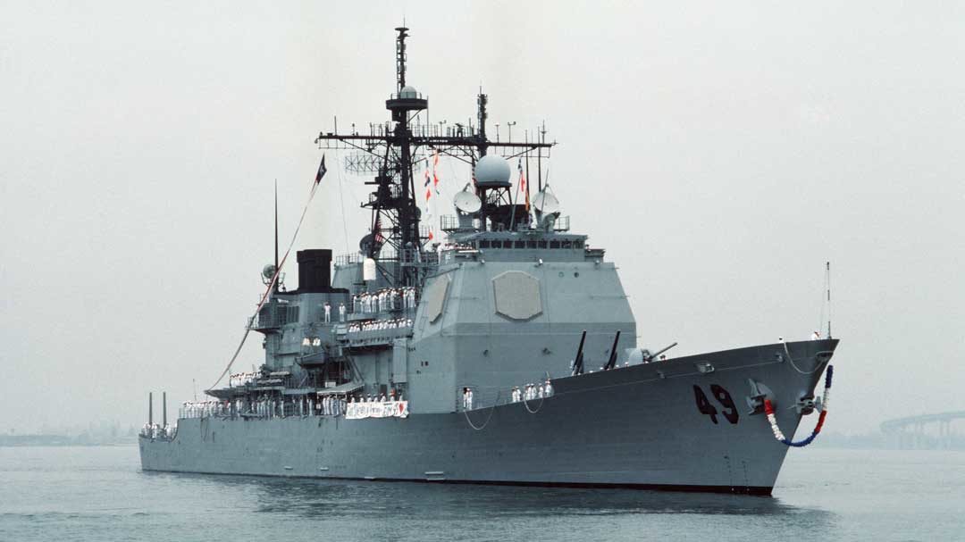 Click to enlarge USS Vincennes