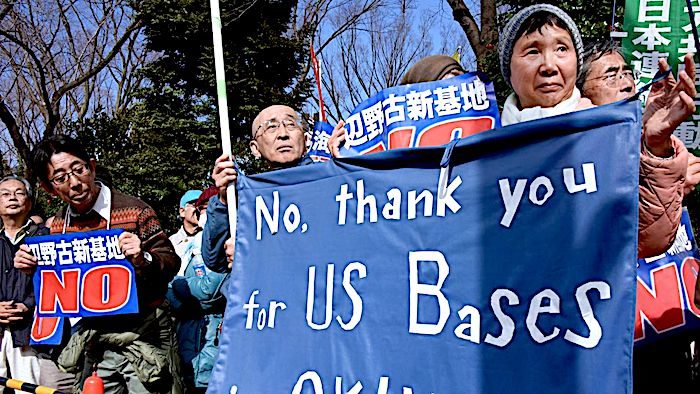 Japanese protesters