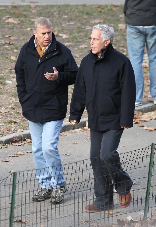 Click to enlarge Prince Andrew with Jeffrey Epstein