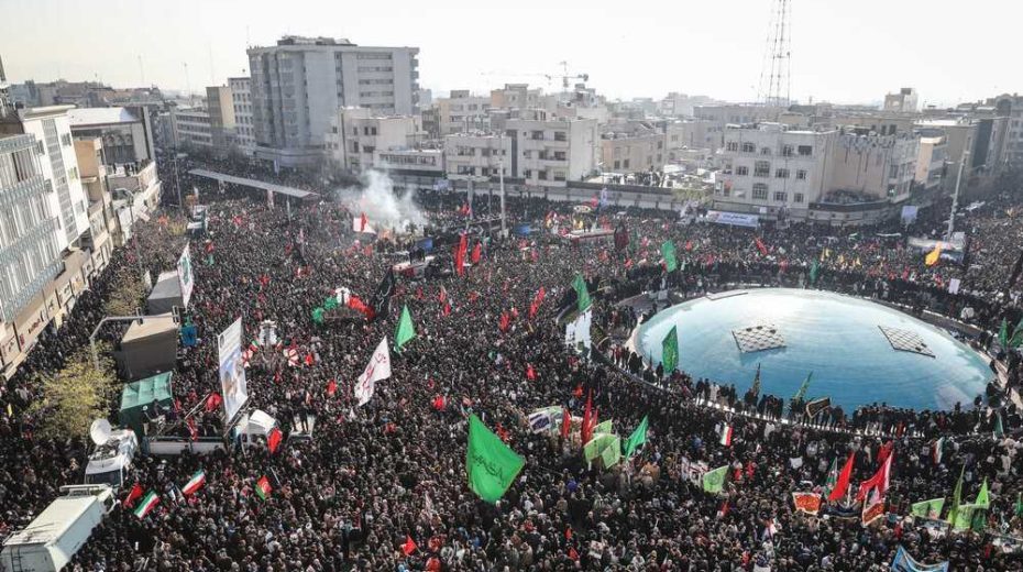 soleimani funeral baghdad