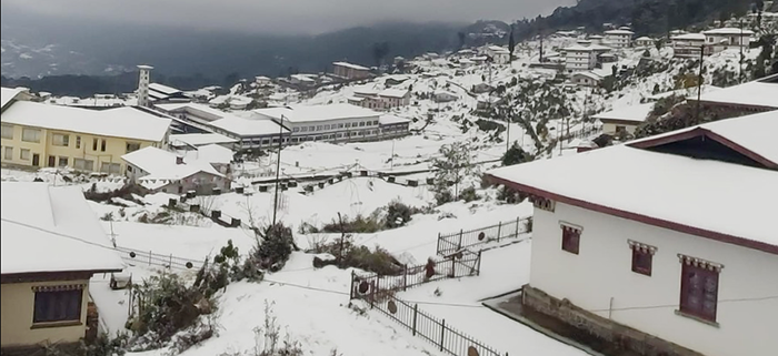 Bhutan experiencing a colder winter