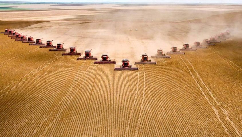 Click to enlarge combine harvesters