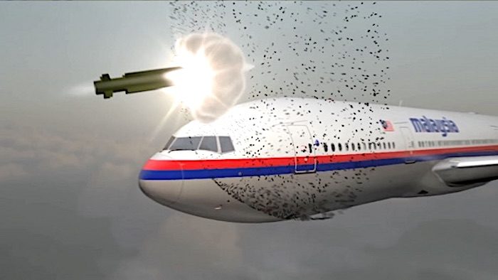 MP blast airliner