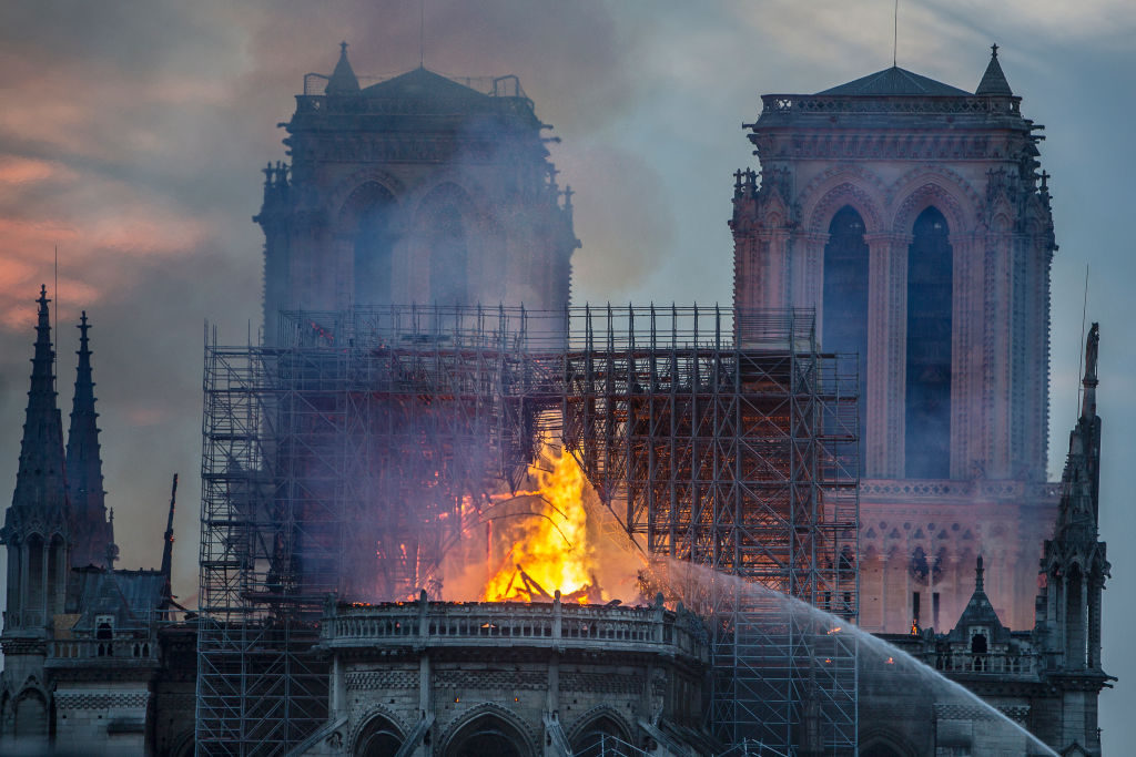 Click to enlarge Notre-Dame, Paris, fire