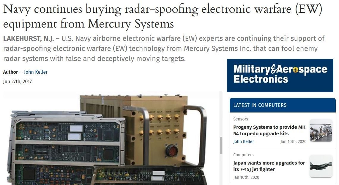 US Navy EW spoofing