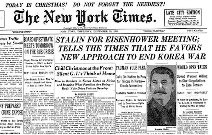 Click to enlarge Times front page