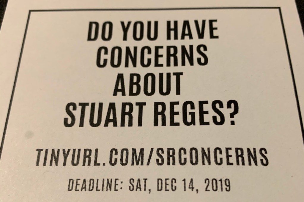 Click to enlarge stuart reges poster