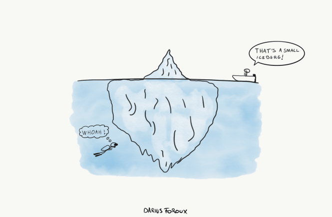 hidden iceberg