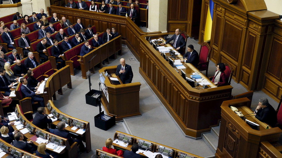 Click to enlarge Biden Ukrainian parliament