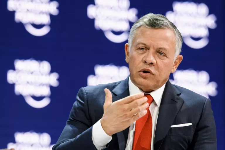 Click to enlarge King Abdullah of Jordan