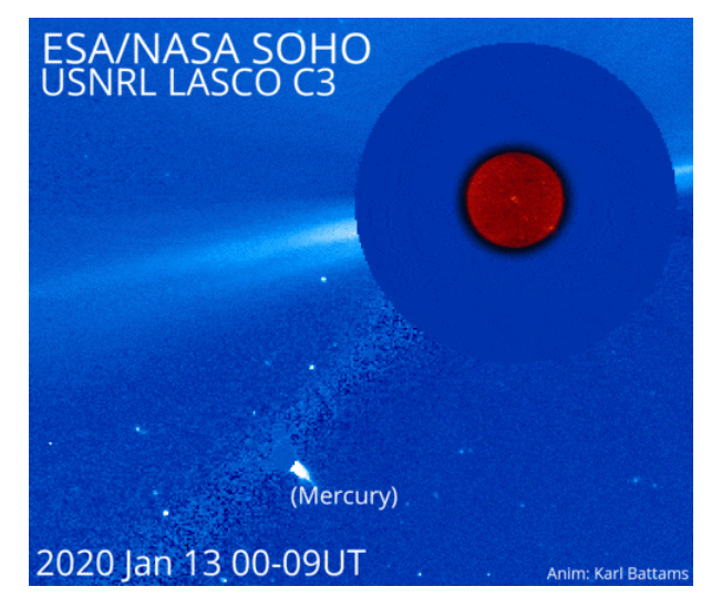 soho comet sun