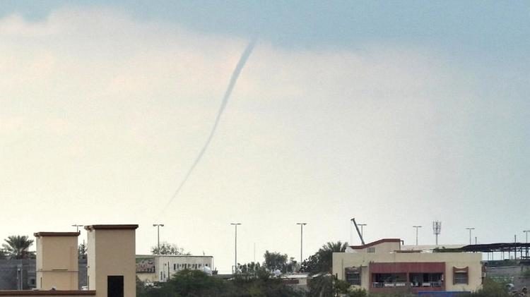 Twister-like waterspout spotted off UAE coast - The National