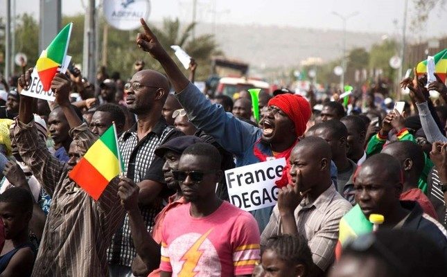 Click to enlarge Mali France get out