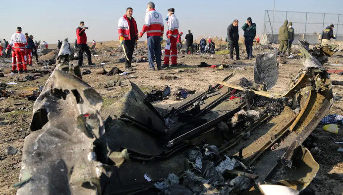plane crash field