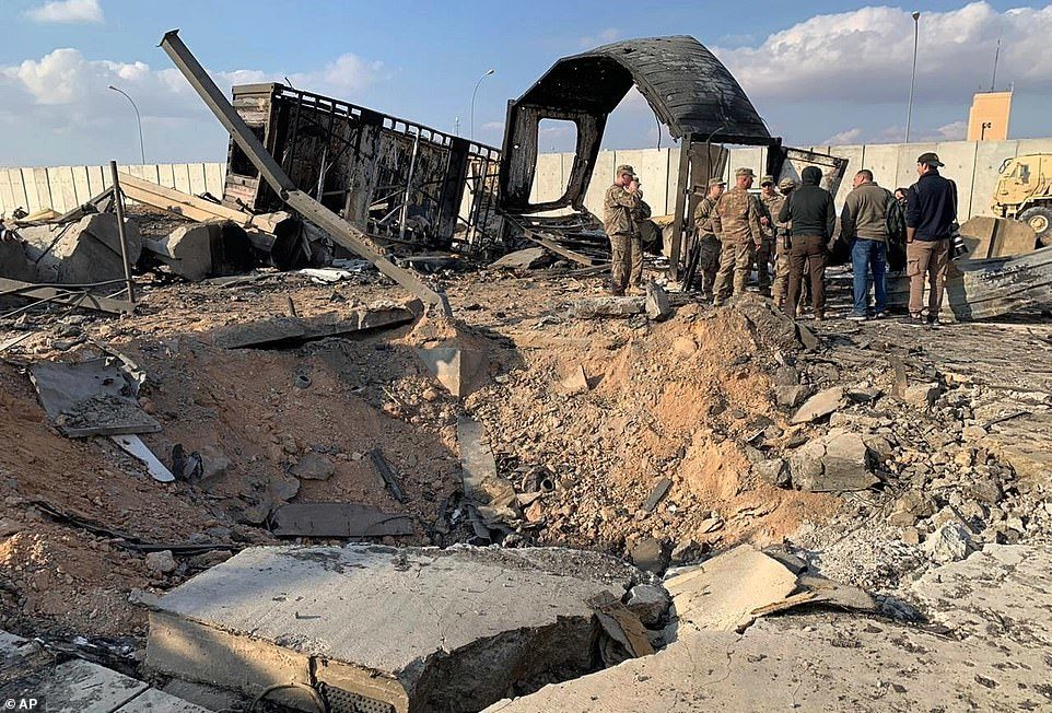 damage us base iraq missiles iran
