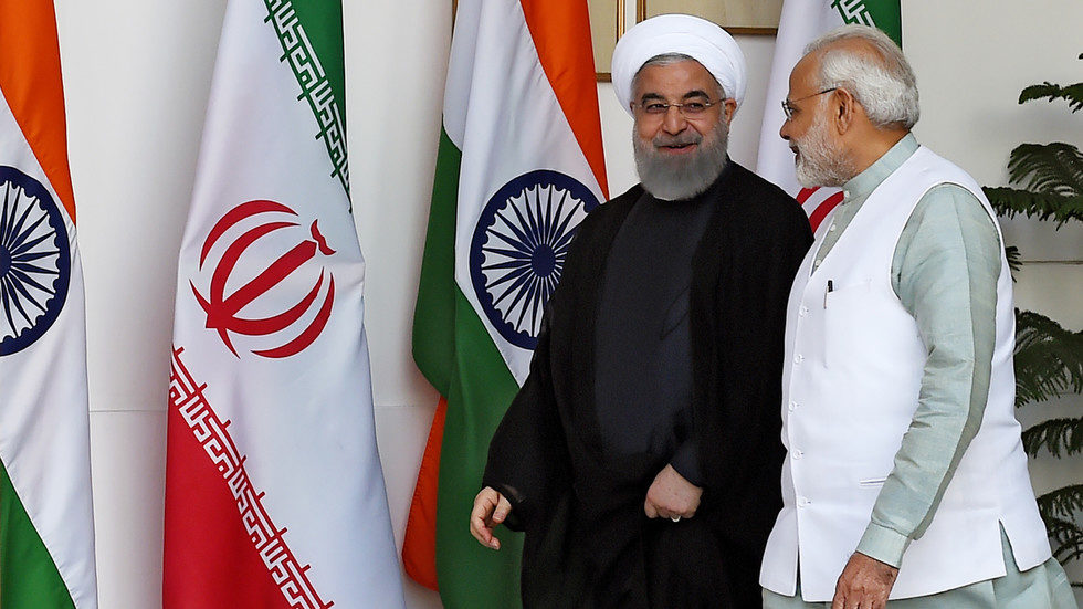 Click to enlarge Hassan Rouhani - Narendra Modi