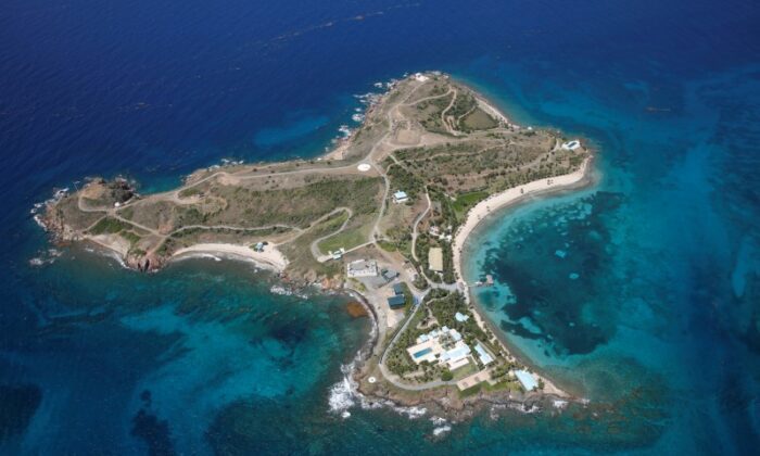 Click to enlarge Epstein island