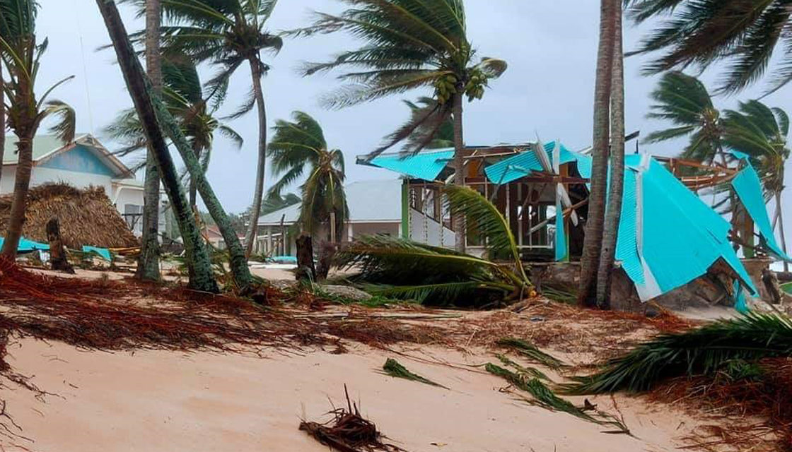 Tropical Cyclone Tino batters Pacific