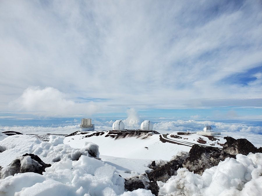 Heavy snow blankets the high elevations of Hawaii’s Big Island after a hefty mid-January snowstorm