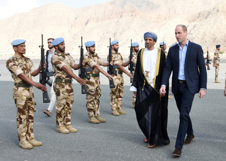 Prince William Oman governor military