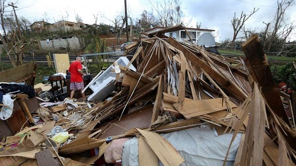 Hurricane Maria, in Aibonito, Puerto Rico.