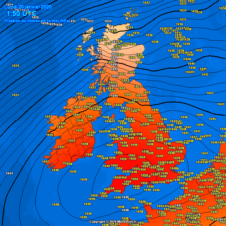 UK pressure reading